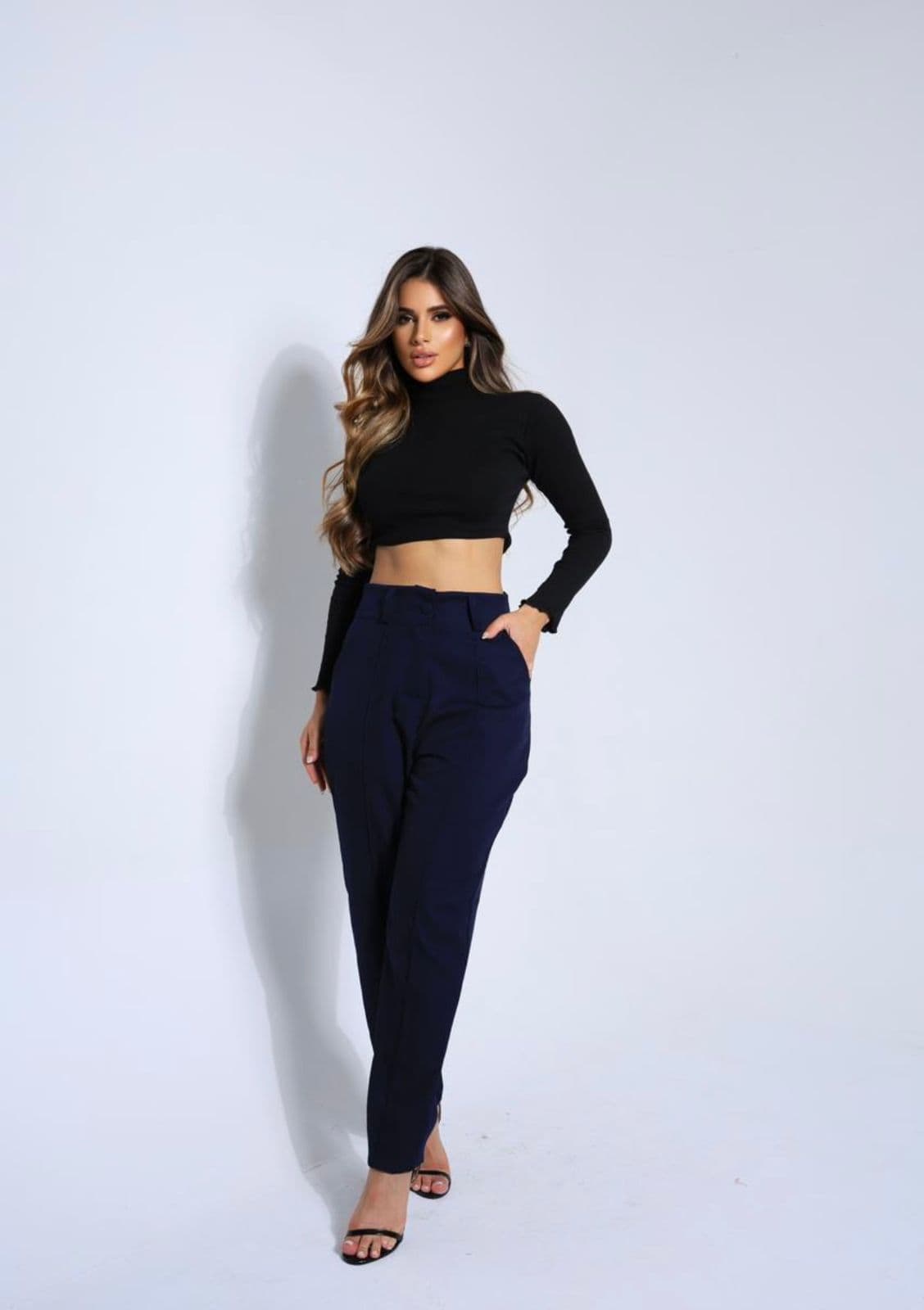 CALÇA PINÇA AZUL ESCURO